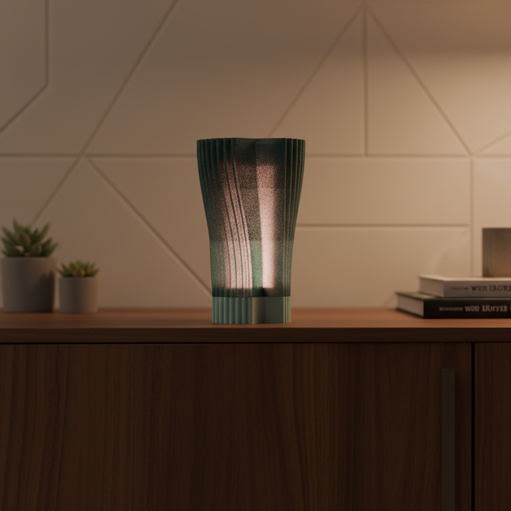 Modern Ripple Column Light