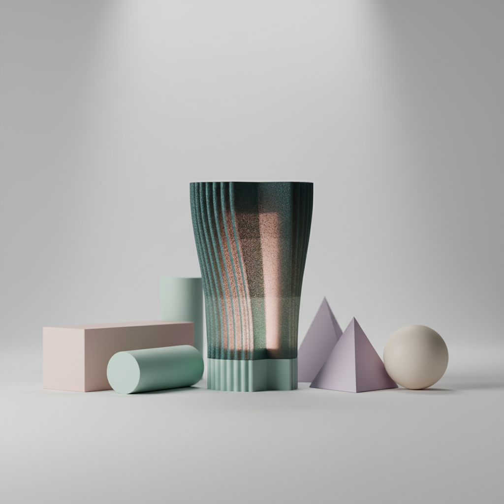 Modern Ripple Column Light