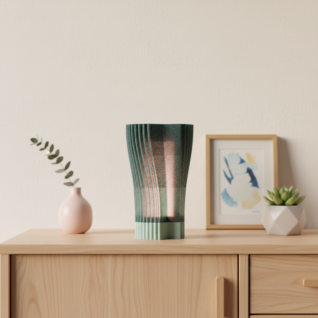 Modern Ripple Column Light