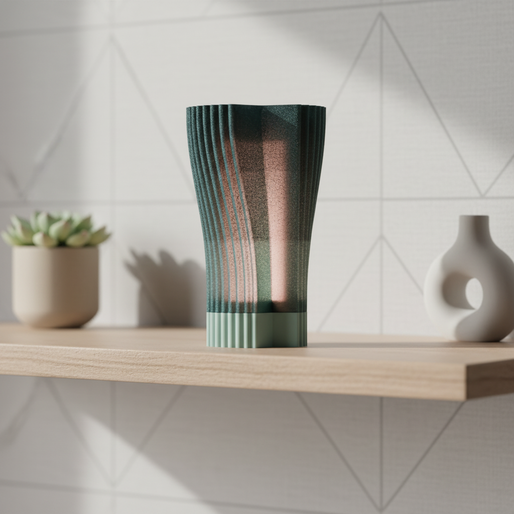 Modern Ripple Column Light