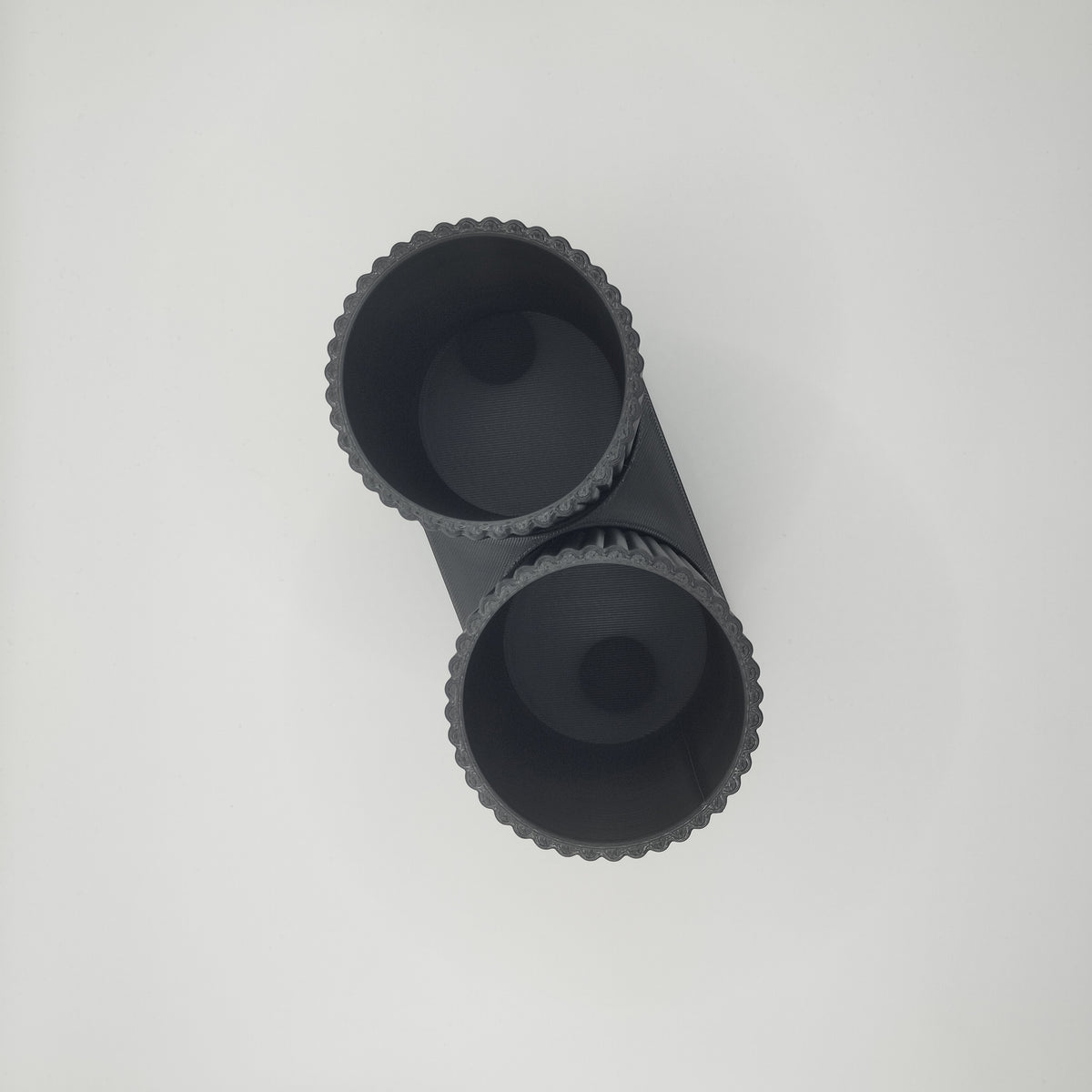 Ribbed Dual Toothbrush Holder — Bathroom Organiser