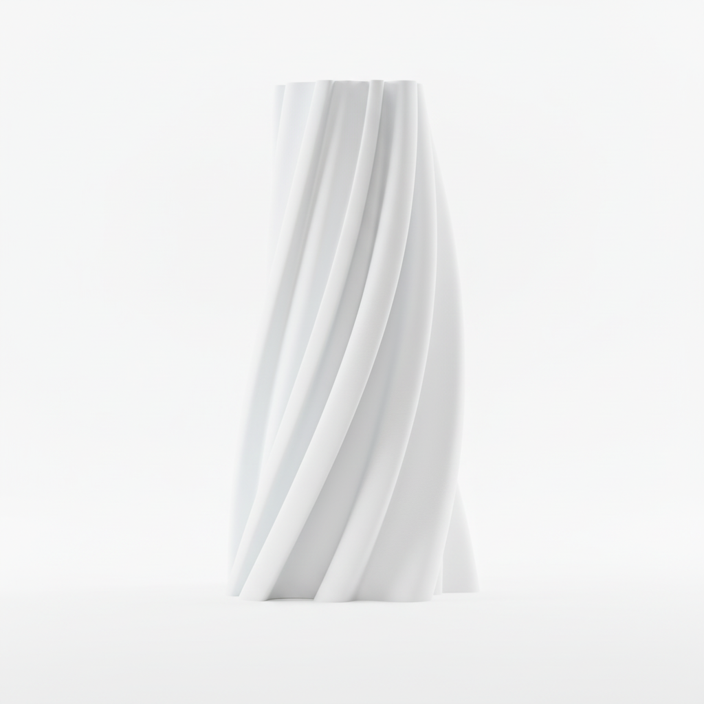Modern Spiral Twist Vase