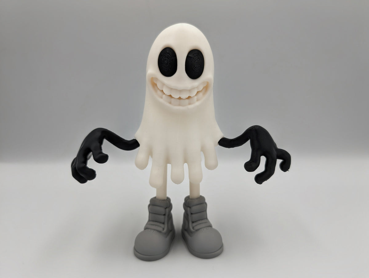 Retro Ghost Figure front view