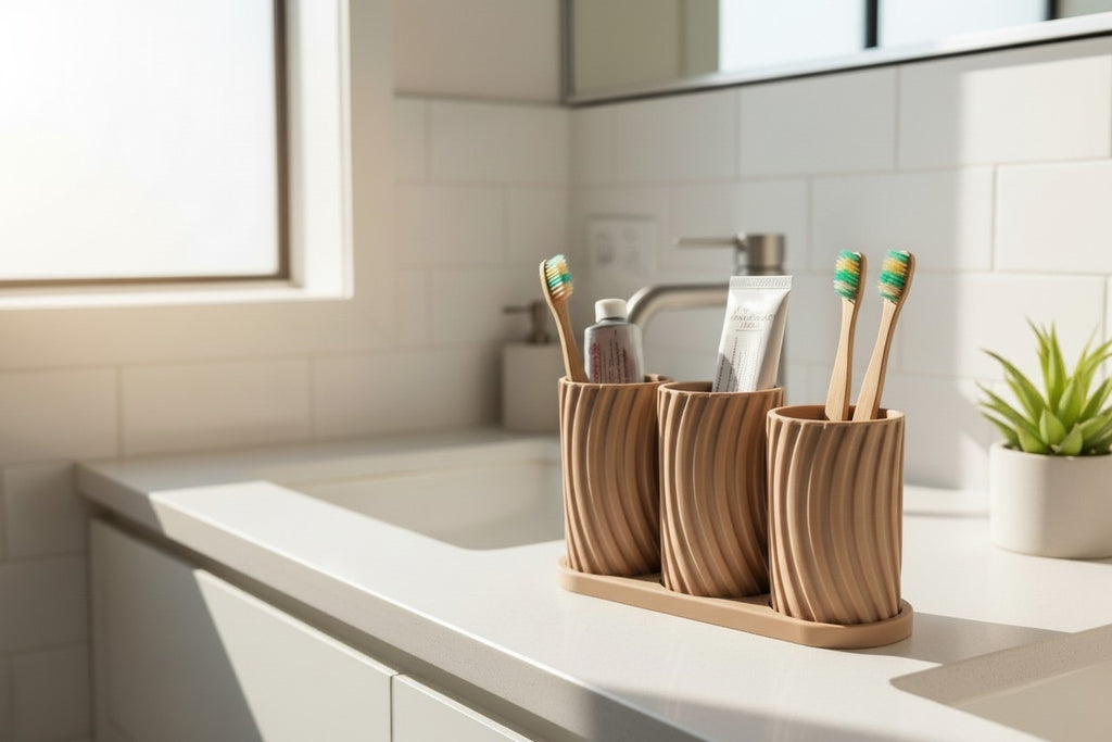 Toothbrush holder set "Little Family"