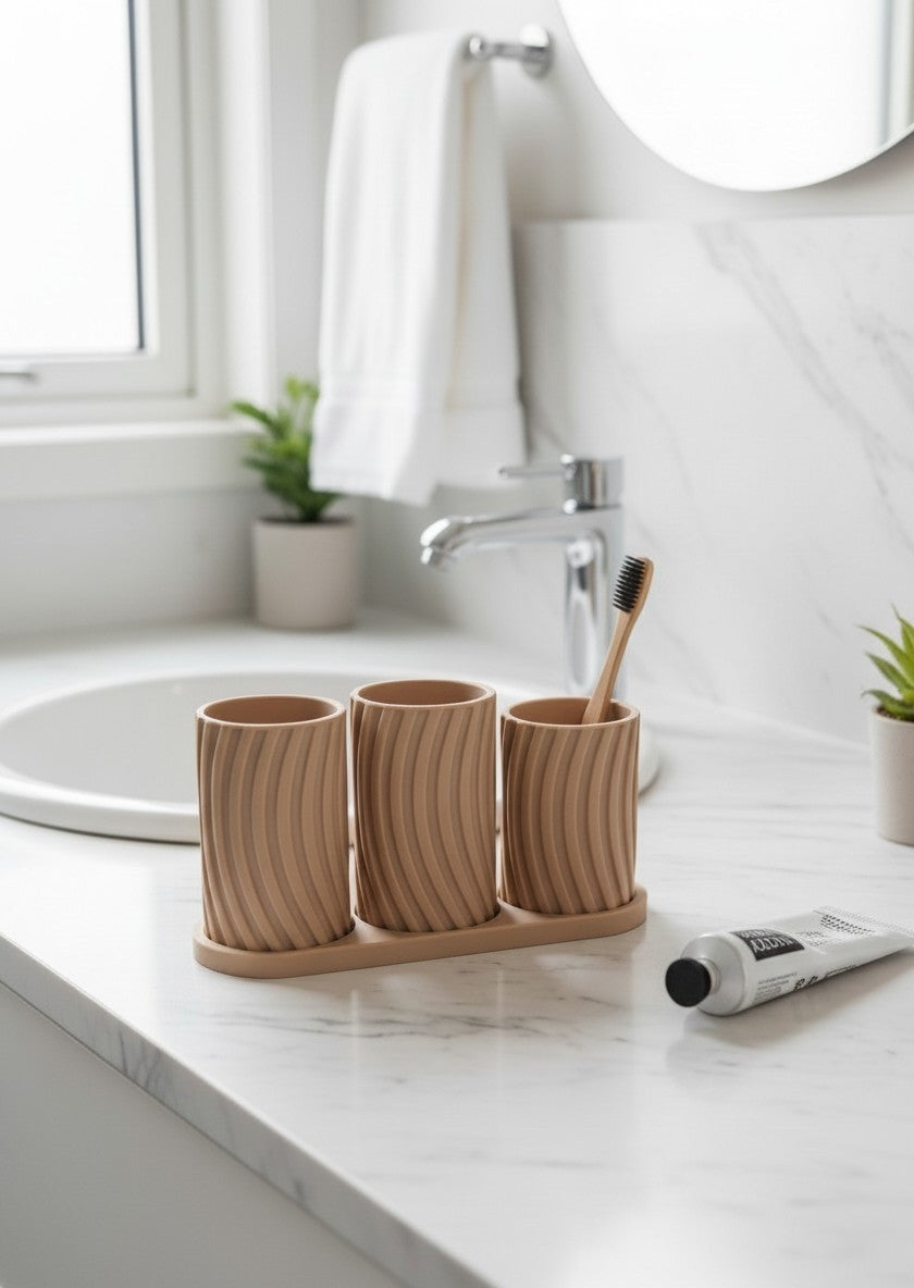 Toothbrush holder set "Little Family"