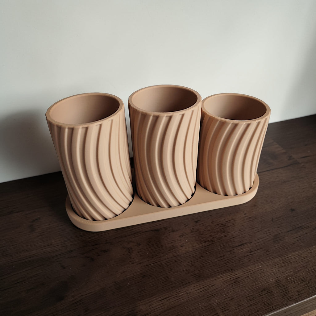 Toothbrush holder set "Little Family"