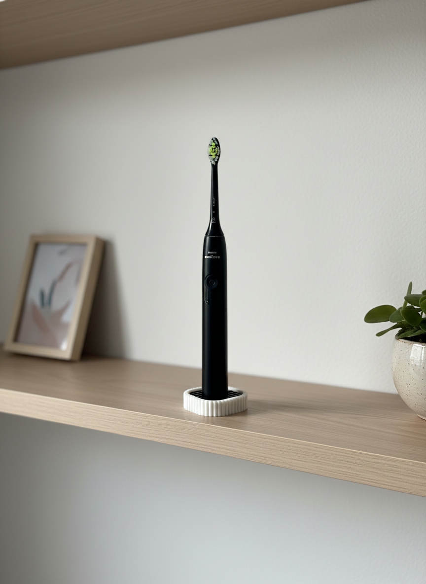 Textured Toothbrush Organizer Base