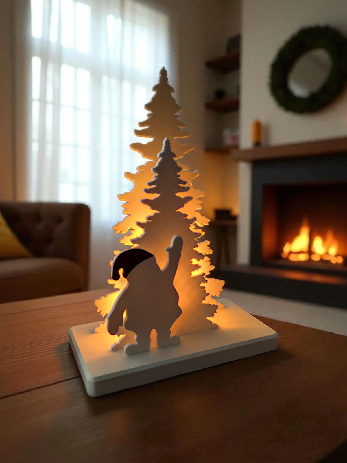 Santa Claus tree scene product shot 8