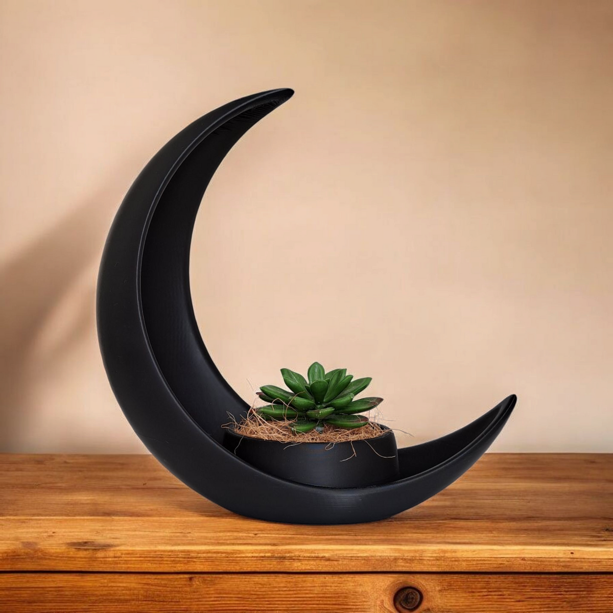 Decorative Crescent Moon Planter