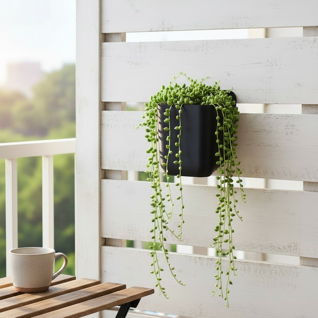 Minimalist Wall-Mounted Rectangular Planter