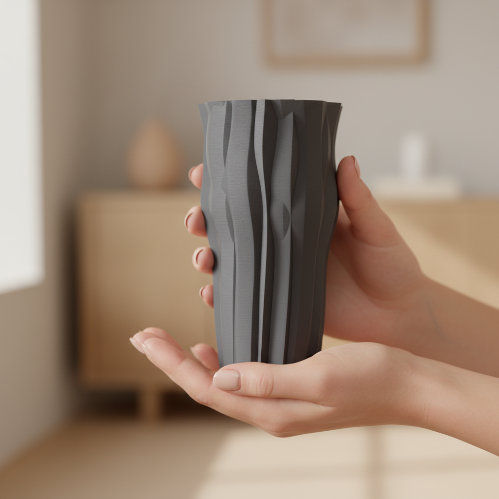 Woodlike Vase