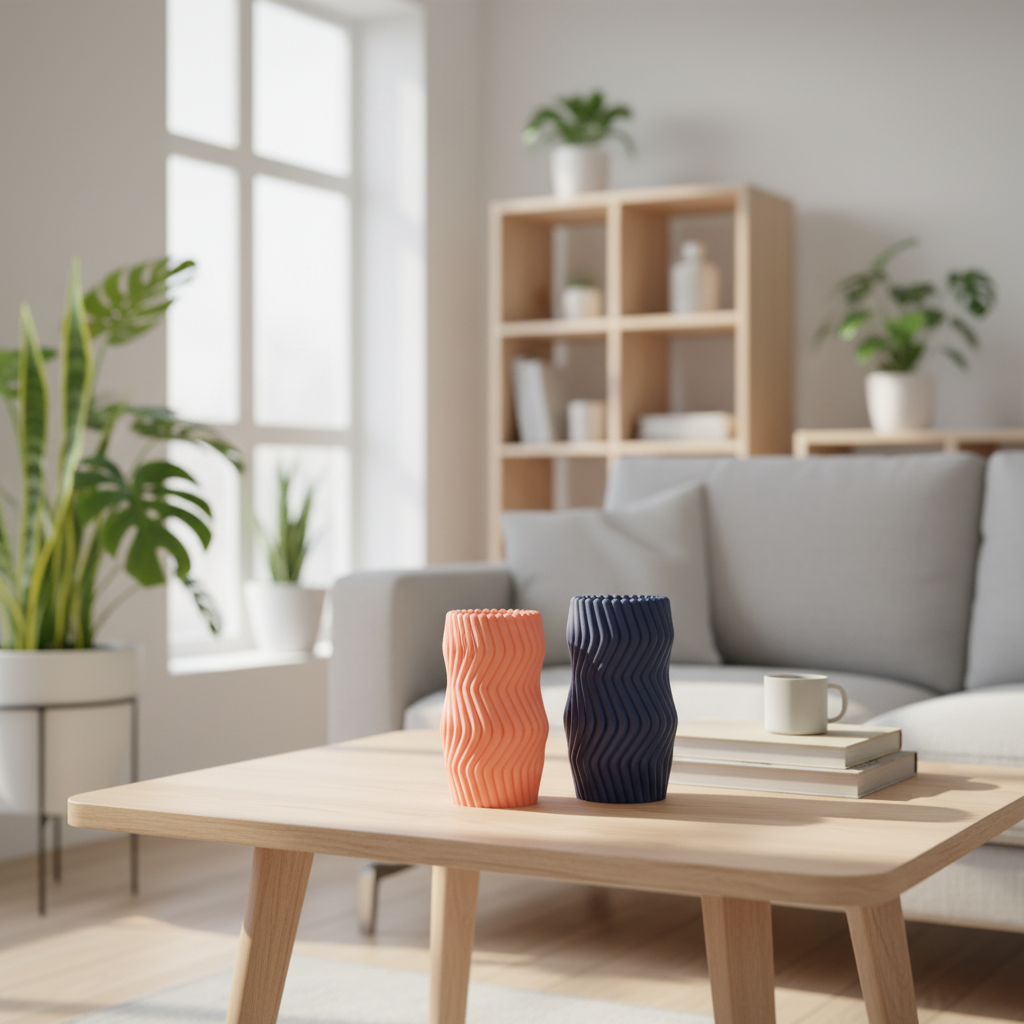 Wavy Twist Vase Set