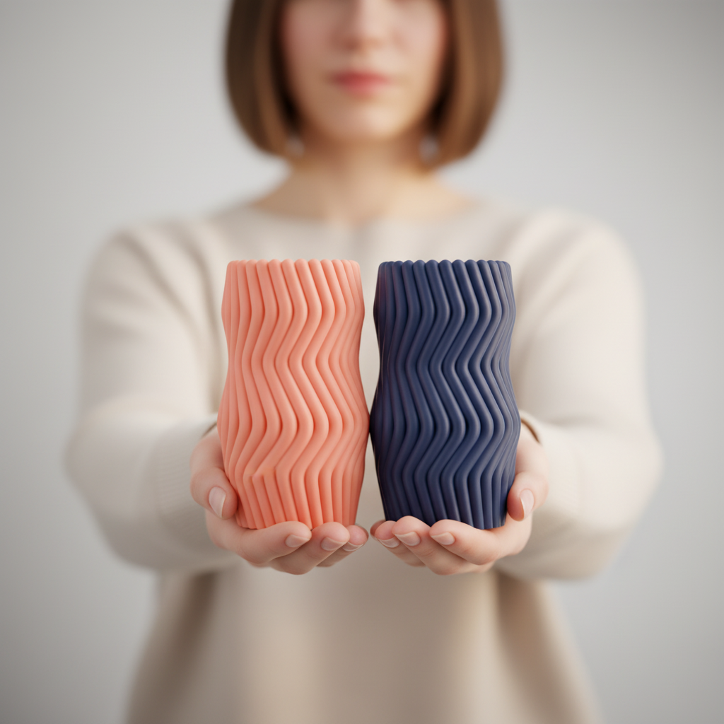 Wavy Twist Vase Set