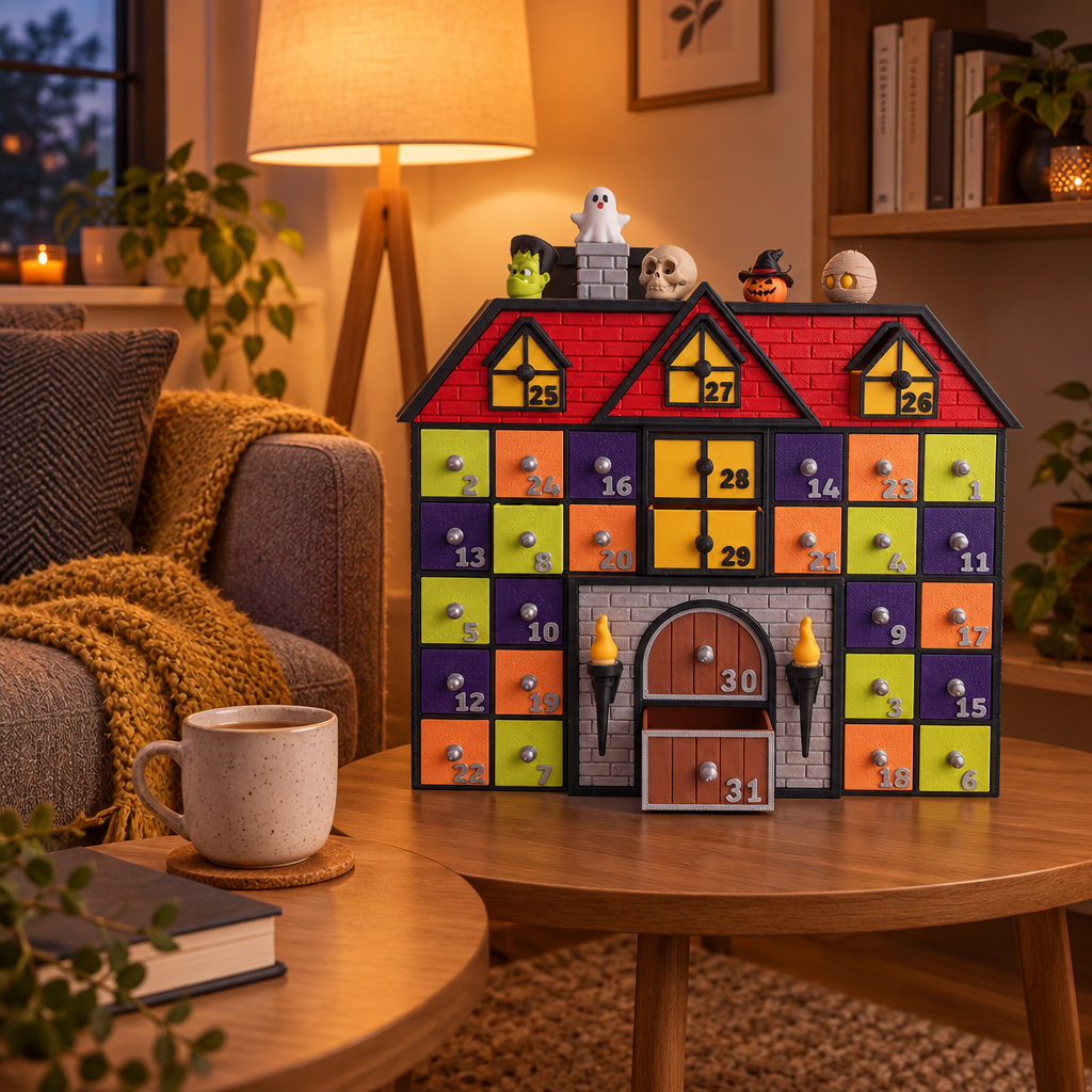 Halloween Advent Calendar House
