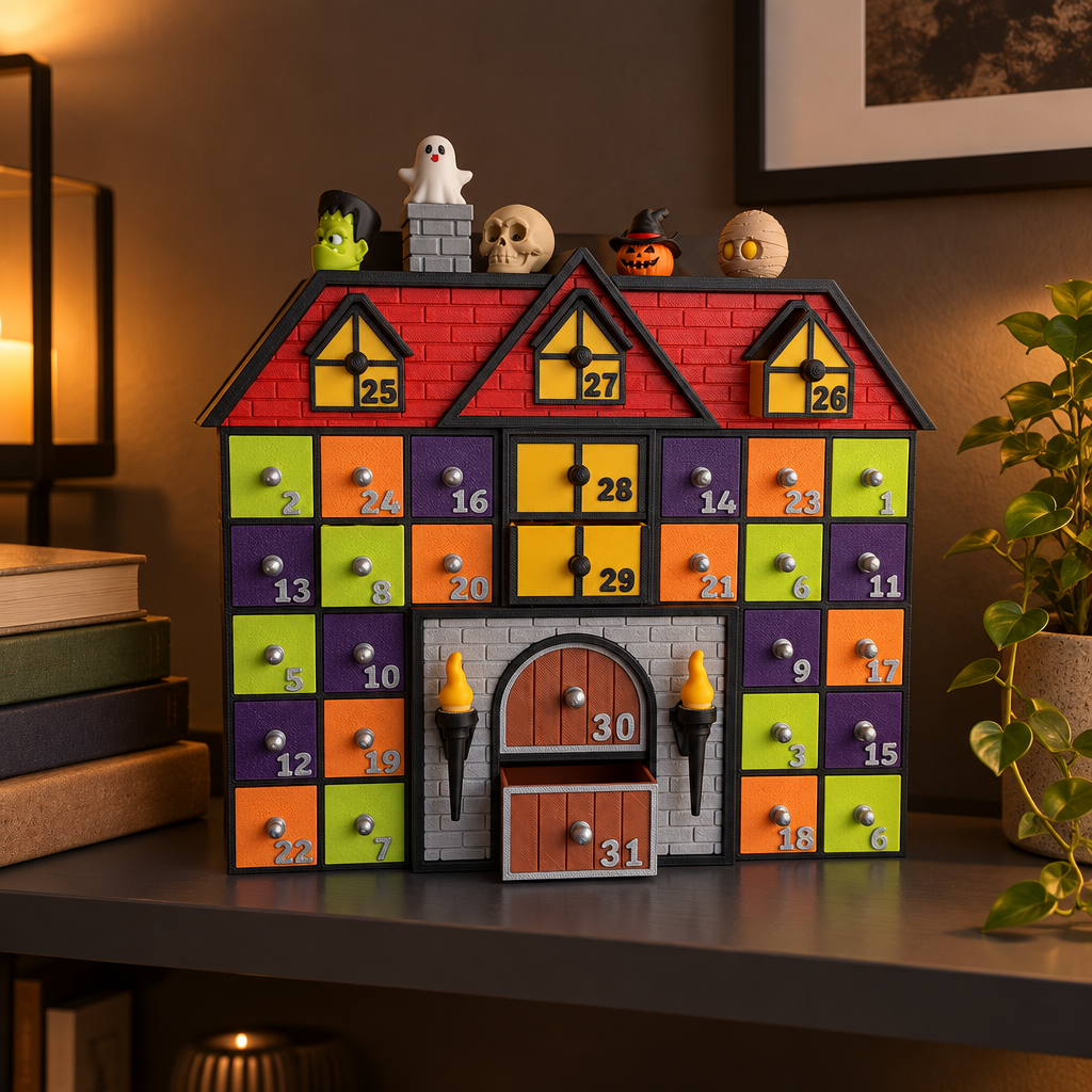 Halloween Advent Calendar House
