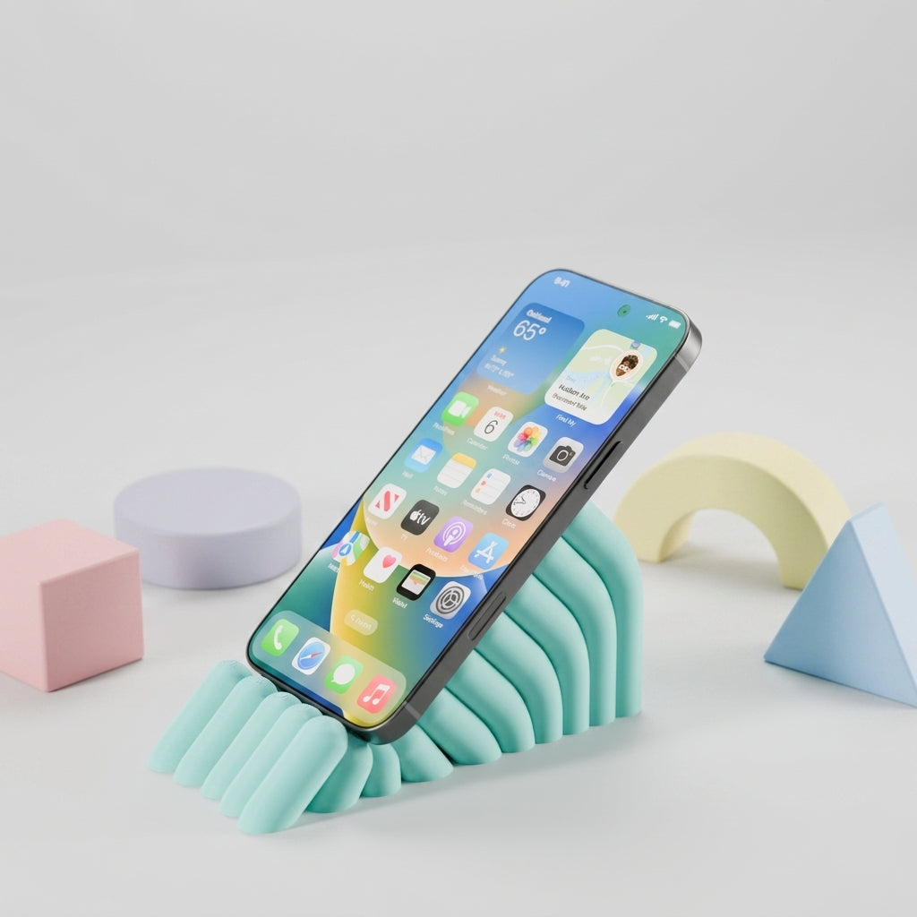 Anemone Inspired Bobbly Phone Stand - lifestyle photo 3