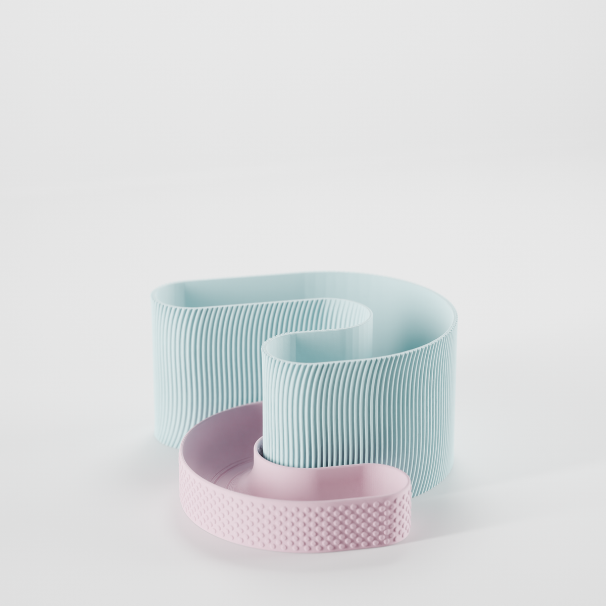 Modern Minimalist Interlocking Desktop Organizer - base render
