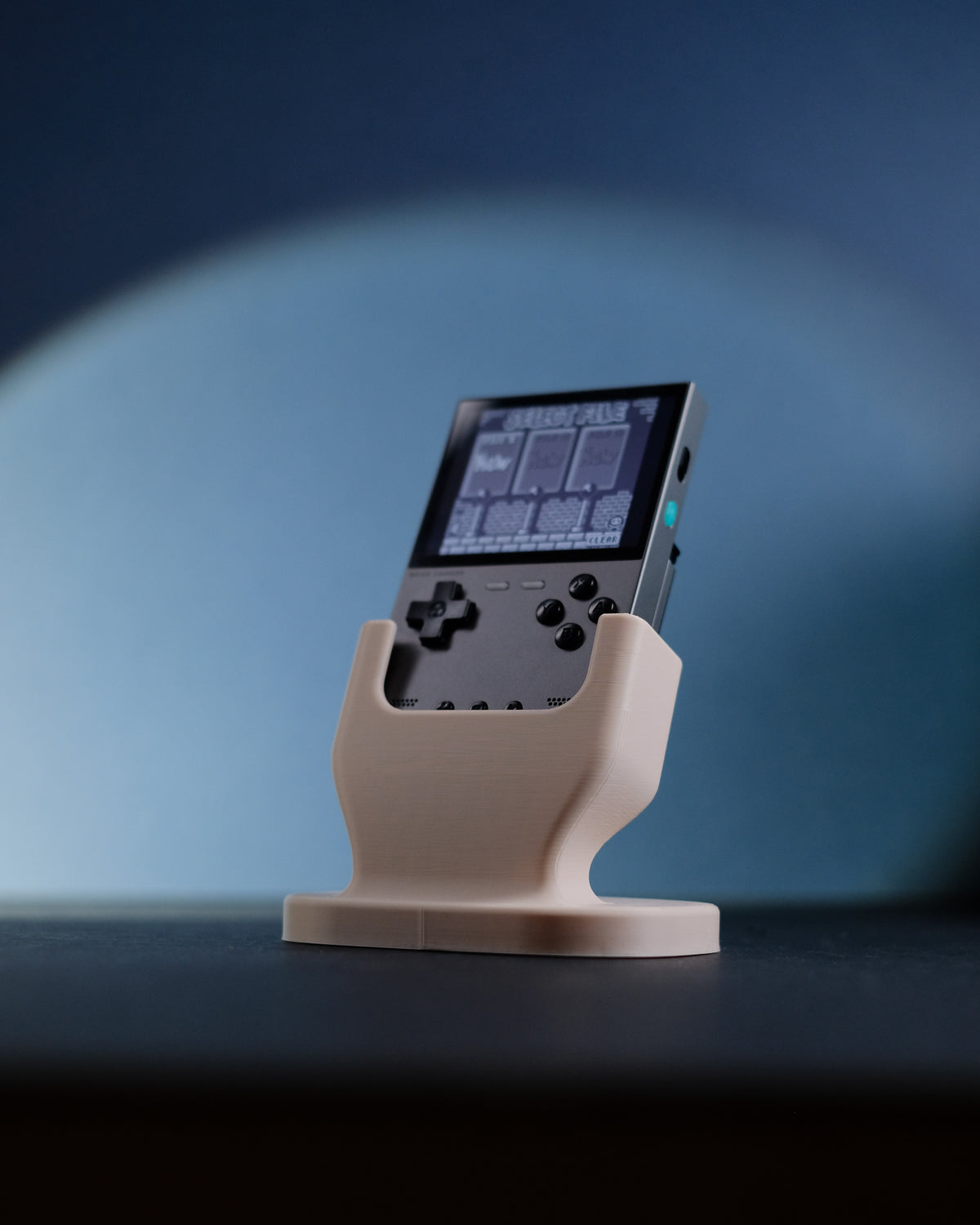 Trim UI Smart Retro Console Stand - base render