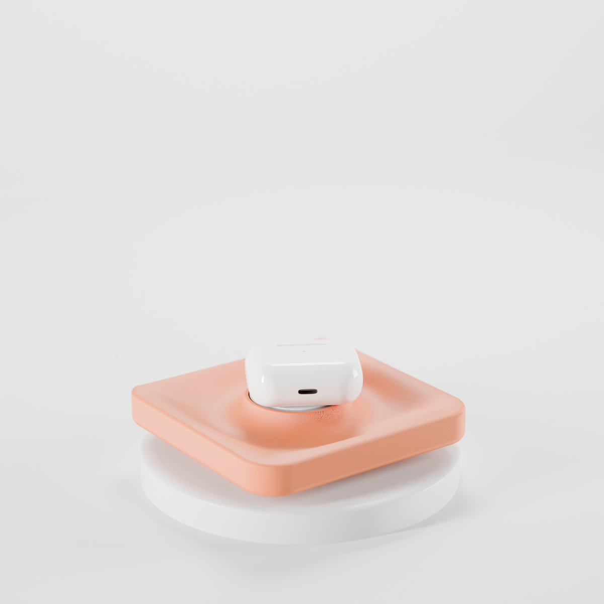 Modern Minimalist MagSafe Catch-All Tray - base render