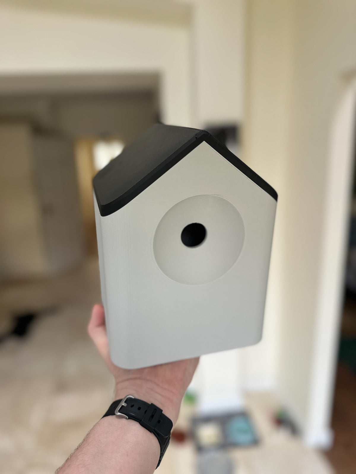 Modern Minimalist Bird House - base render