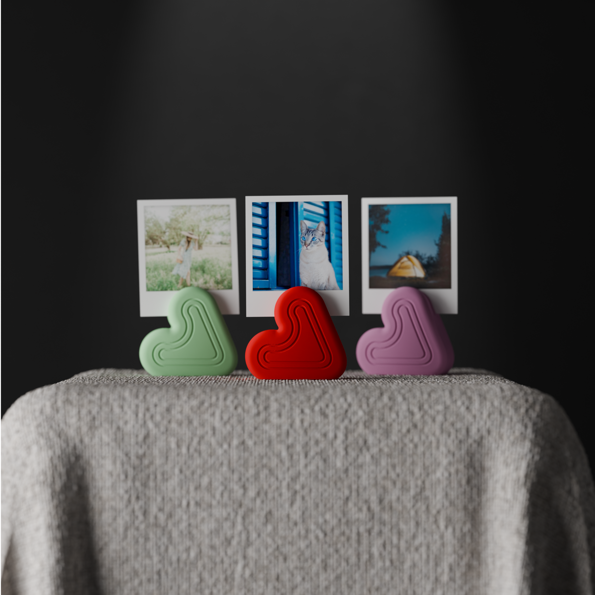 Heart Photo Holder Stand