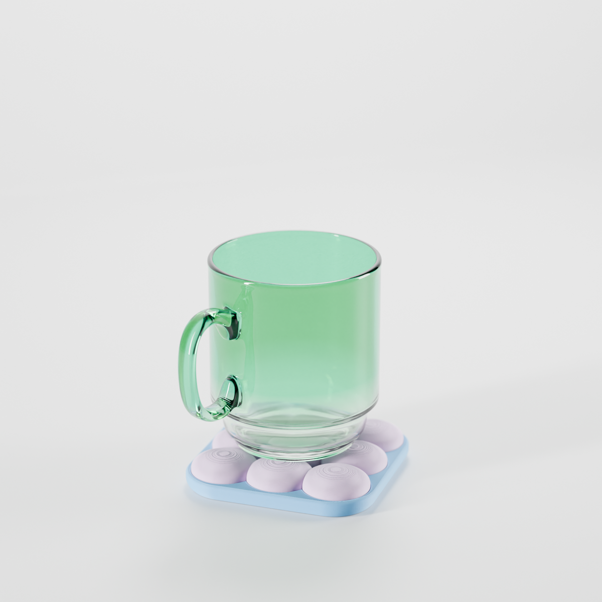 Interlocking Dual Coaster Set - base render