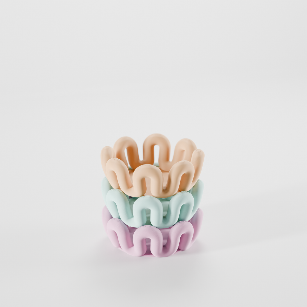 Stackable Wibble Storage Bowls base render