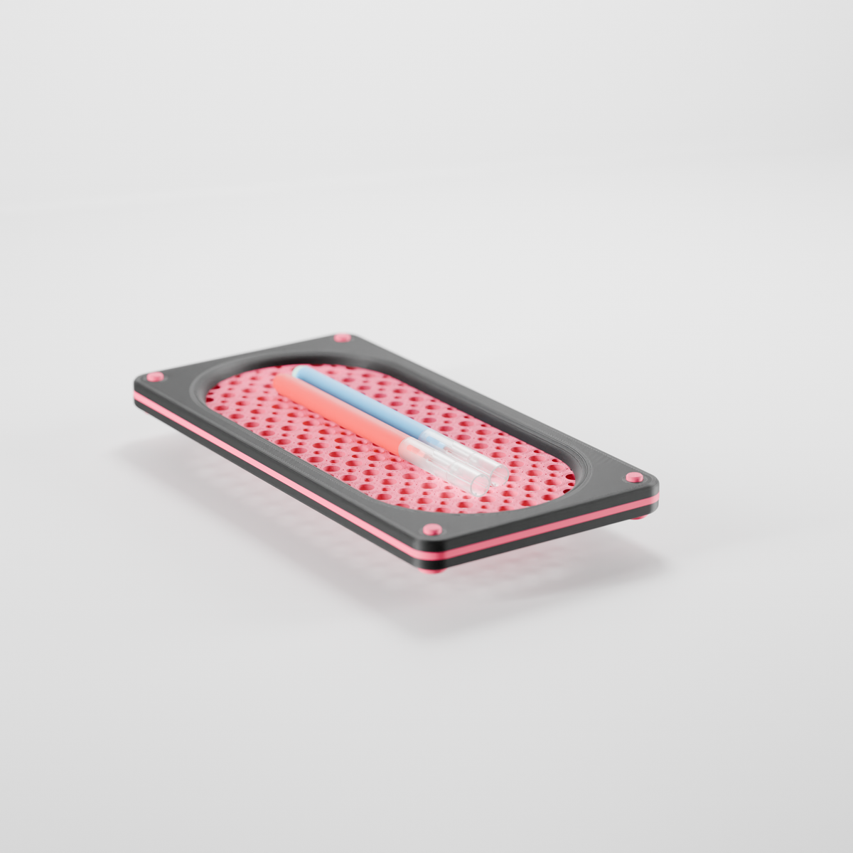 Modern Multi-Part Desktop Tray Kit - base render