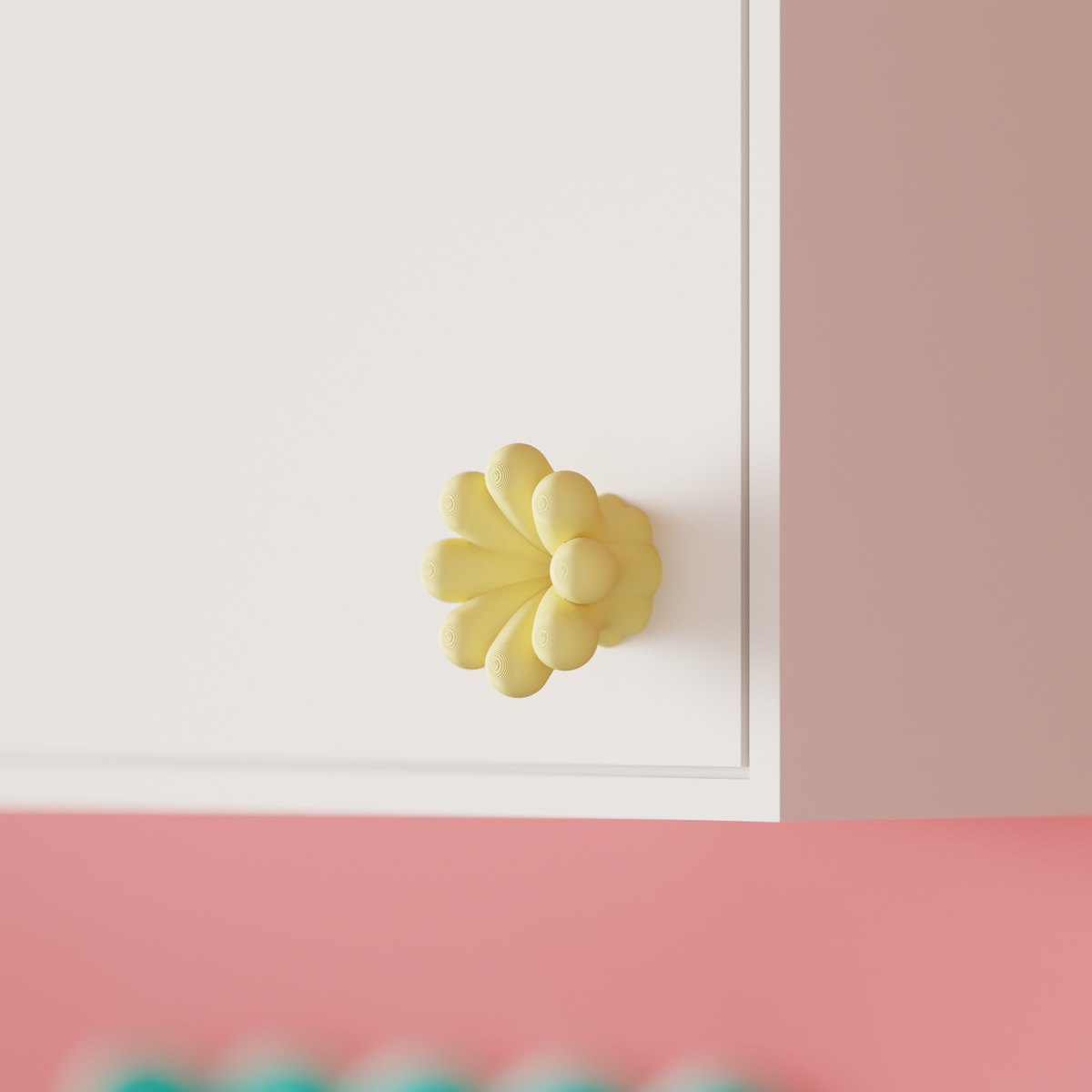 Wibble Inspired Cabinet Handle - base render