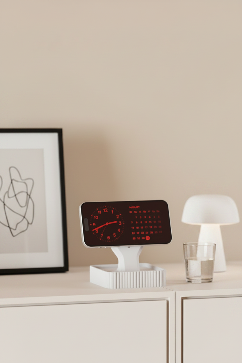 Modern Vertical Phone Charging Dock