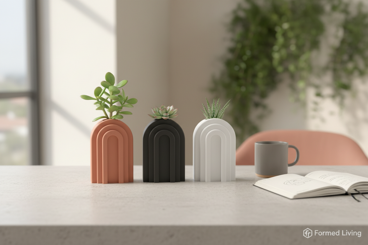Modern Arch Planter