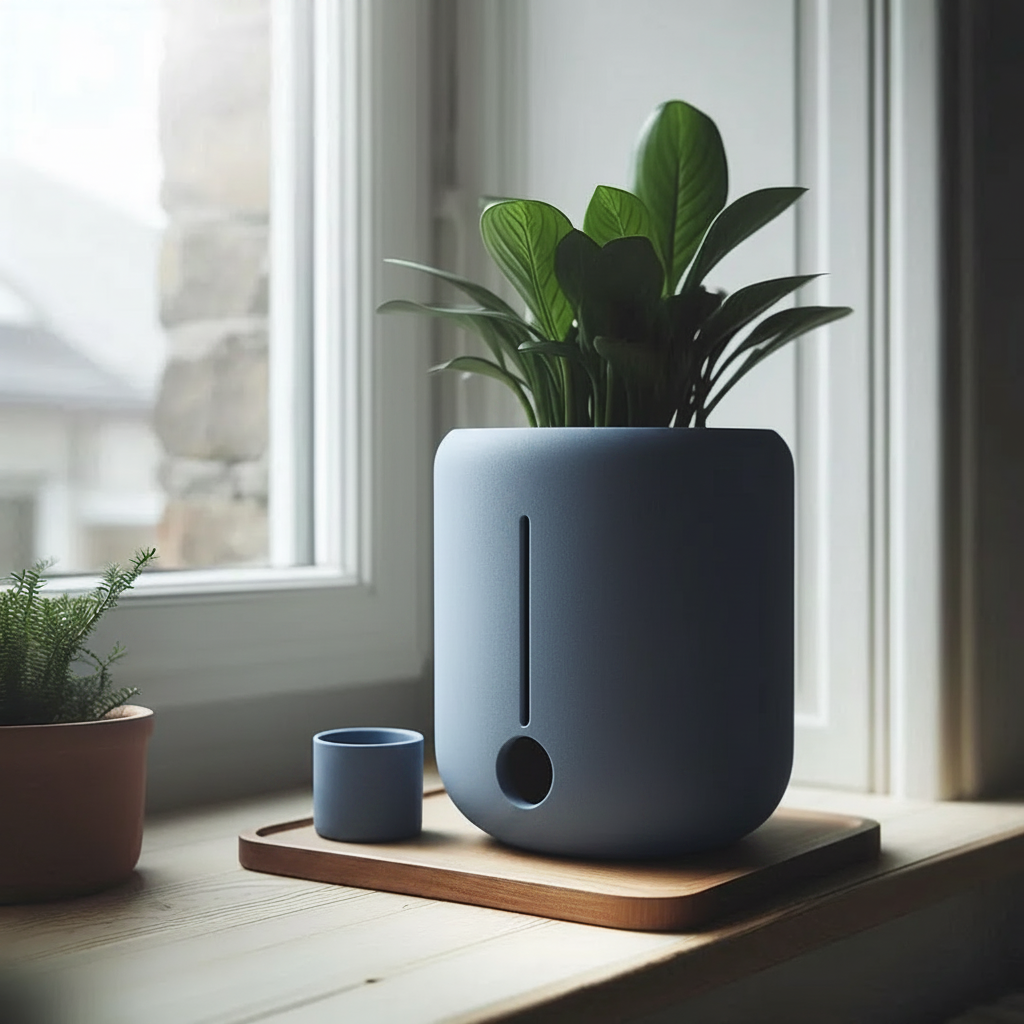 Futuristic Self-Watering Plant Pot