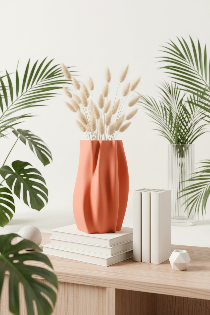 Elegant Organic Flow Vase