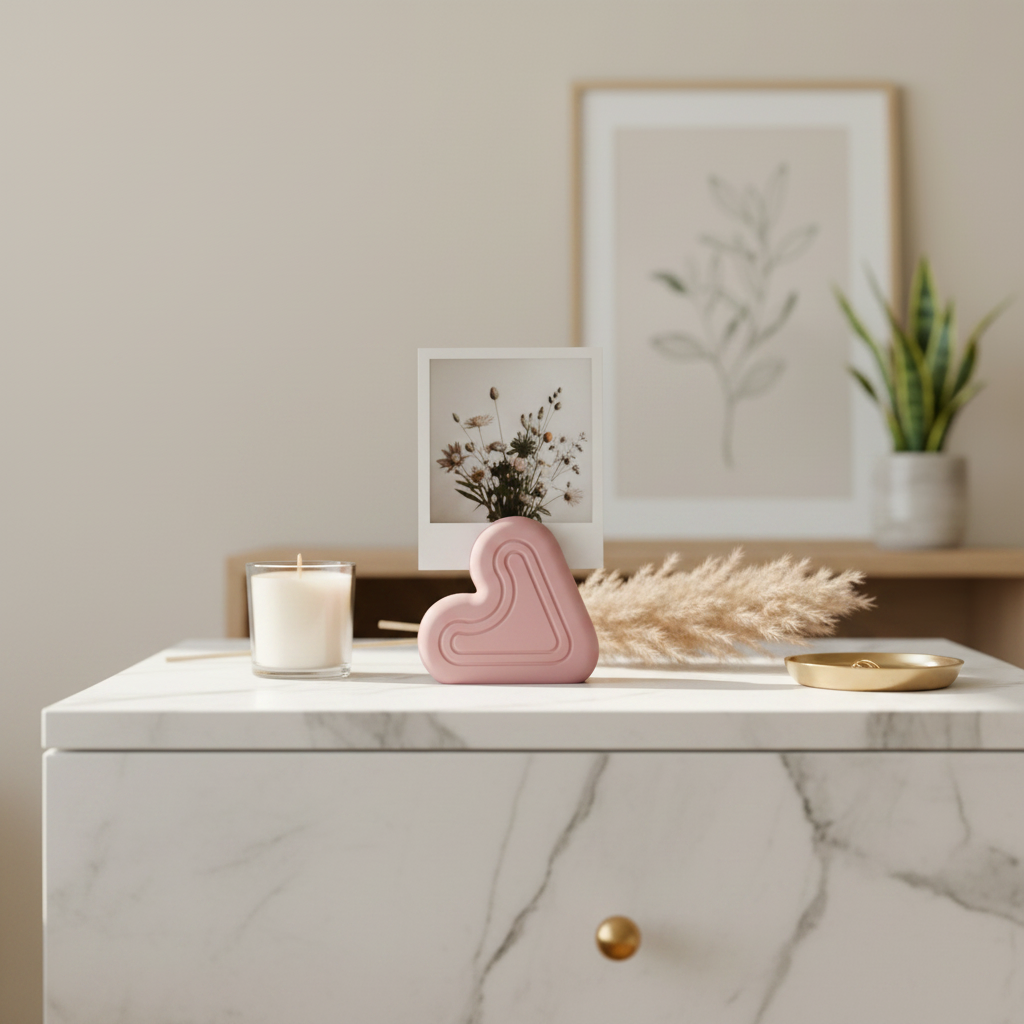 Heart Photo Holder Stand