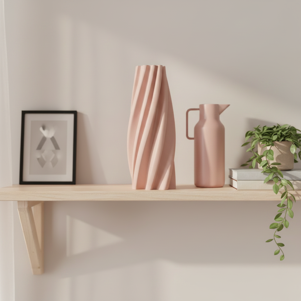 Modern Spiral Twist Vase