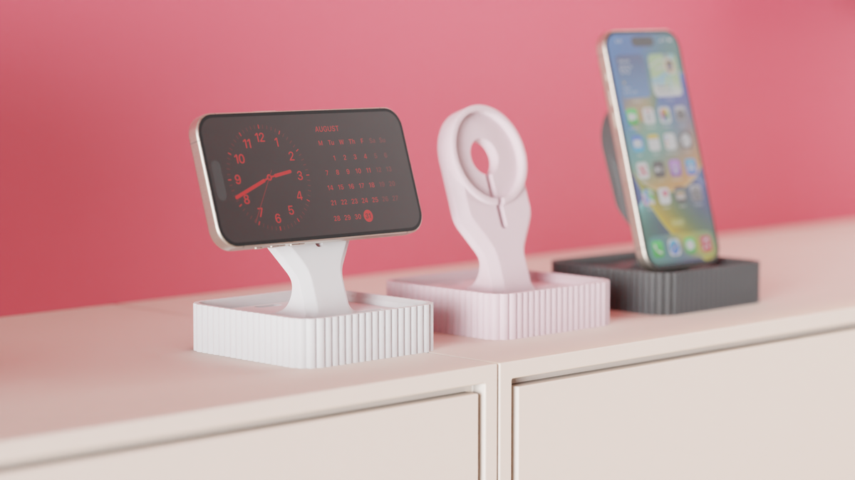 Modern Vertical Phone Charging Dock