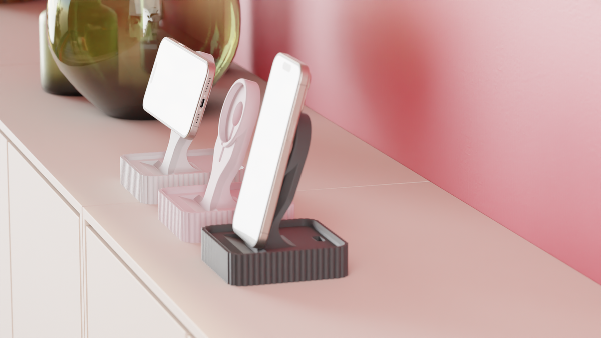 Modern Vertical Phone Charging Dock