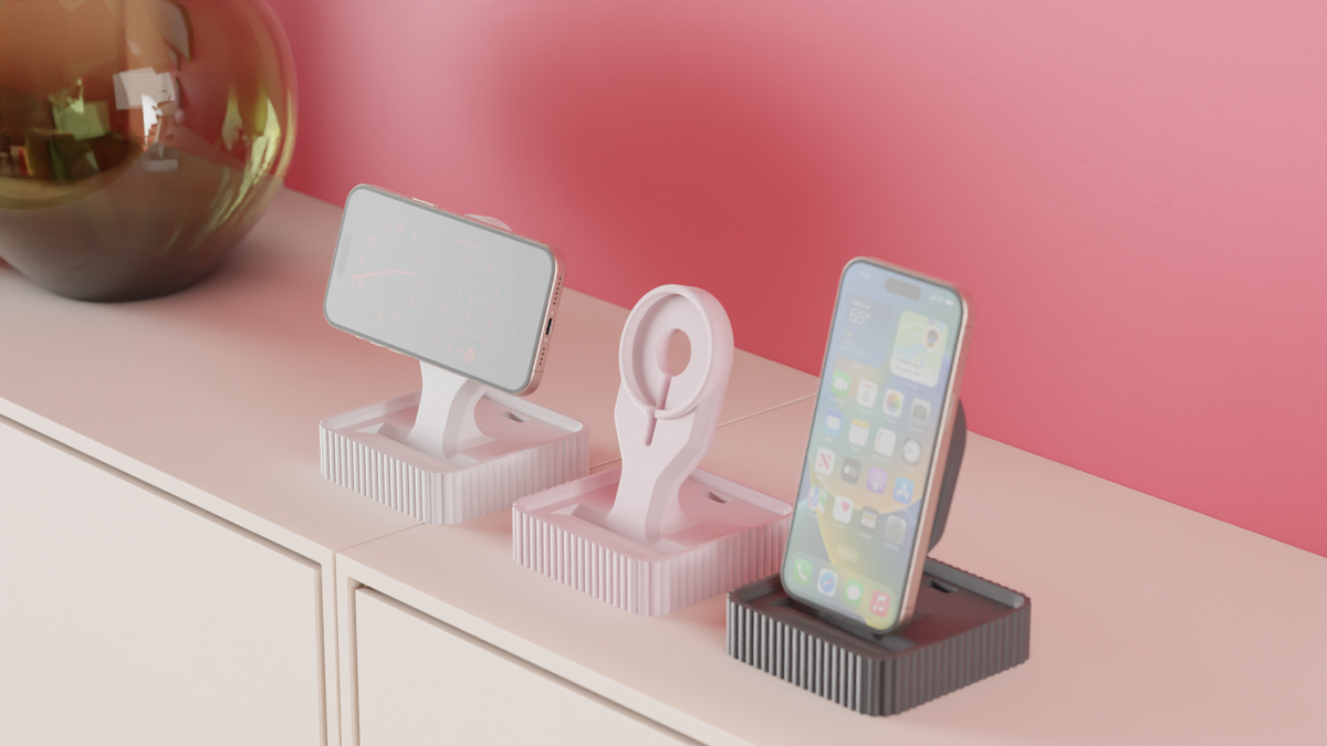 Modern Vertical Phone Charging Dock