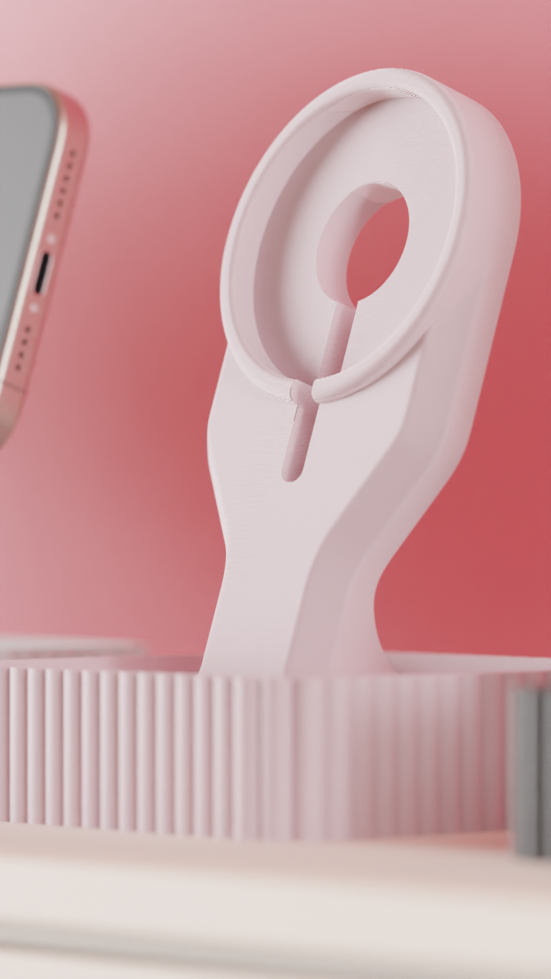 Modern Vertical Phone Charging Dock