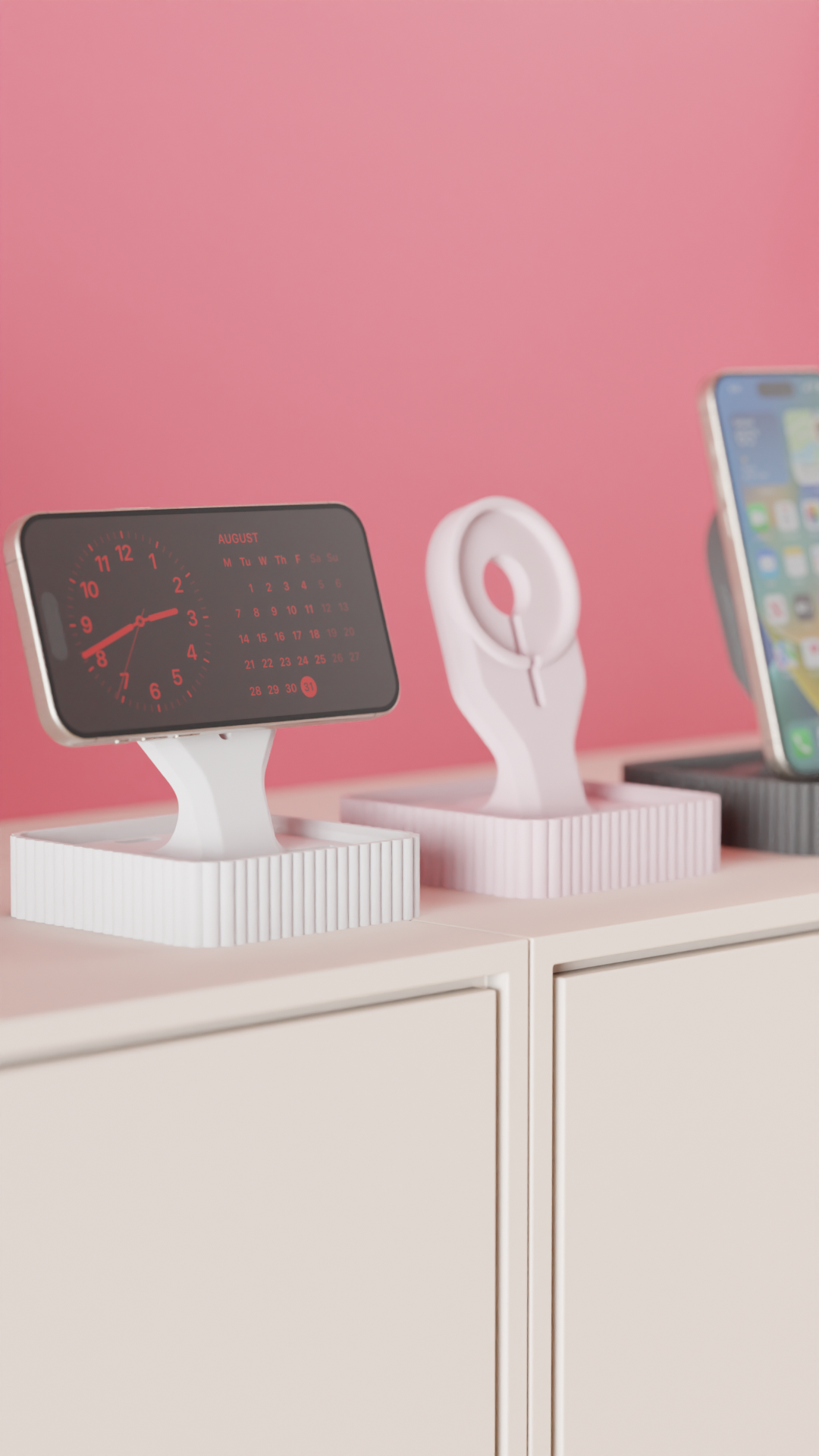 Modern Vertical Phone Charging Dock