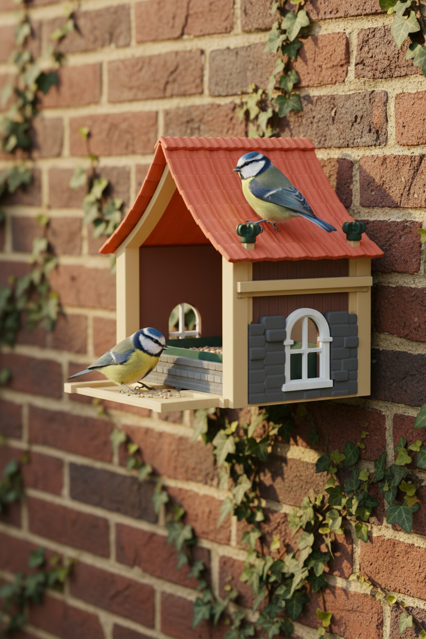 Cabin Bird Feeder
