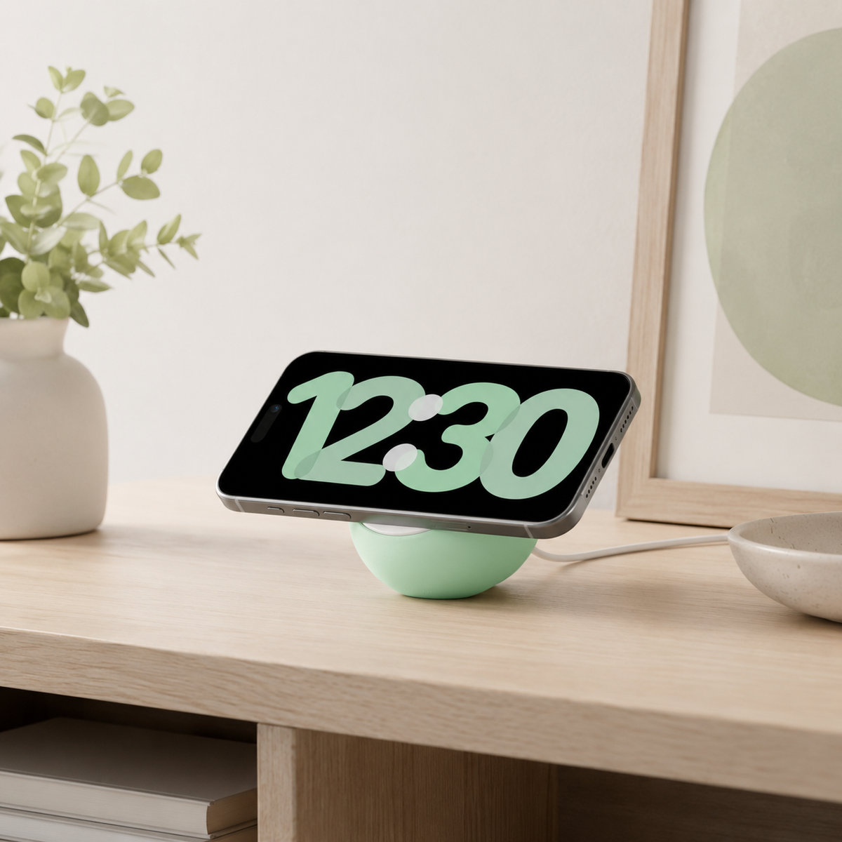 Minimalist Donut MagSafe Charger Stand