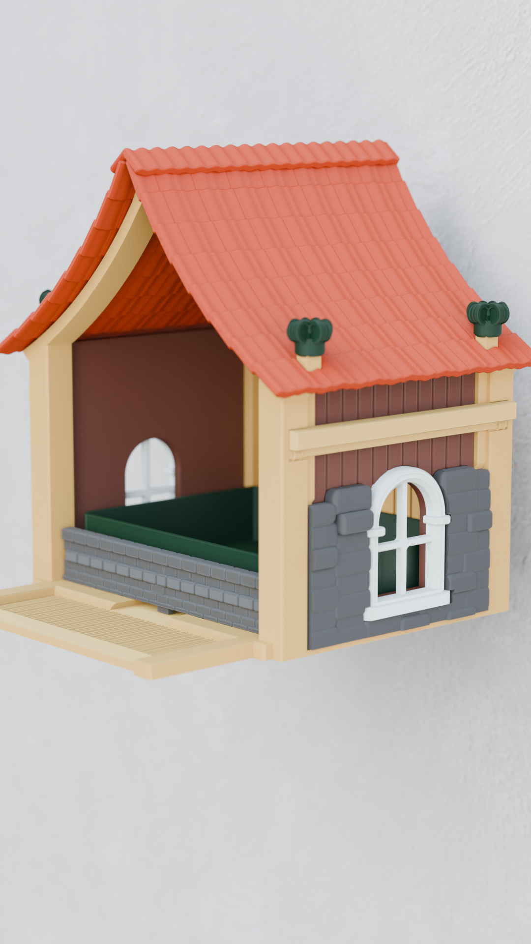 Cabin Bird Feeder
