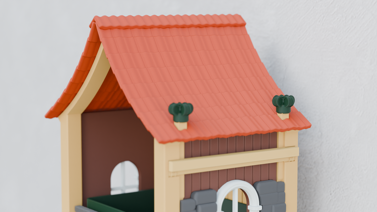Cabin Bird Feeder