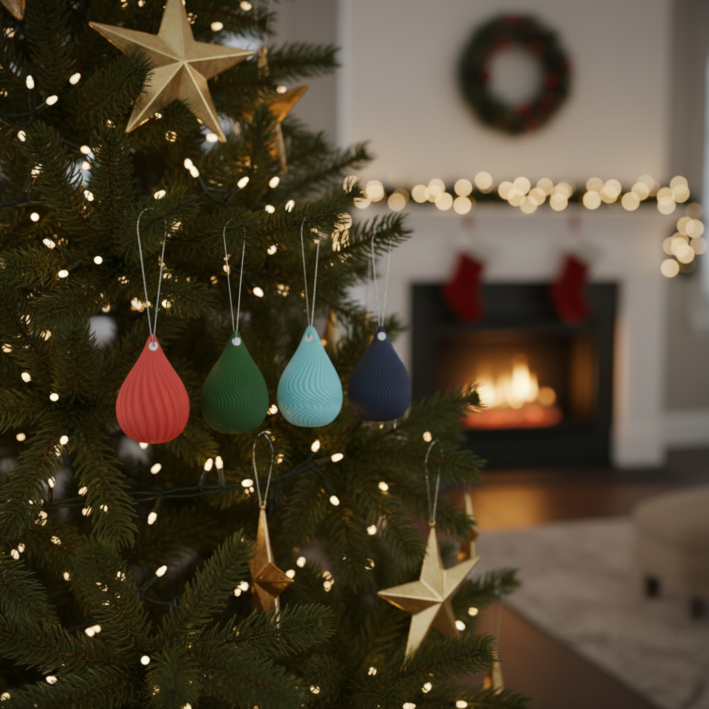 Twist Drop Christmas Ornaments