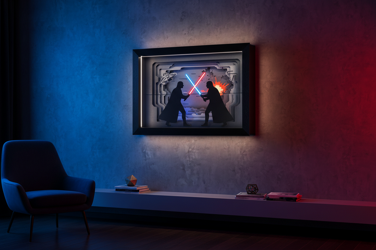 Star Wars - Duel on Death Star Shadow Box