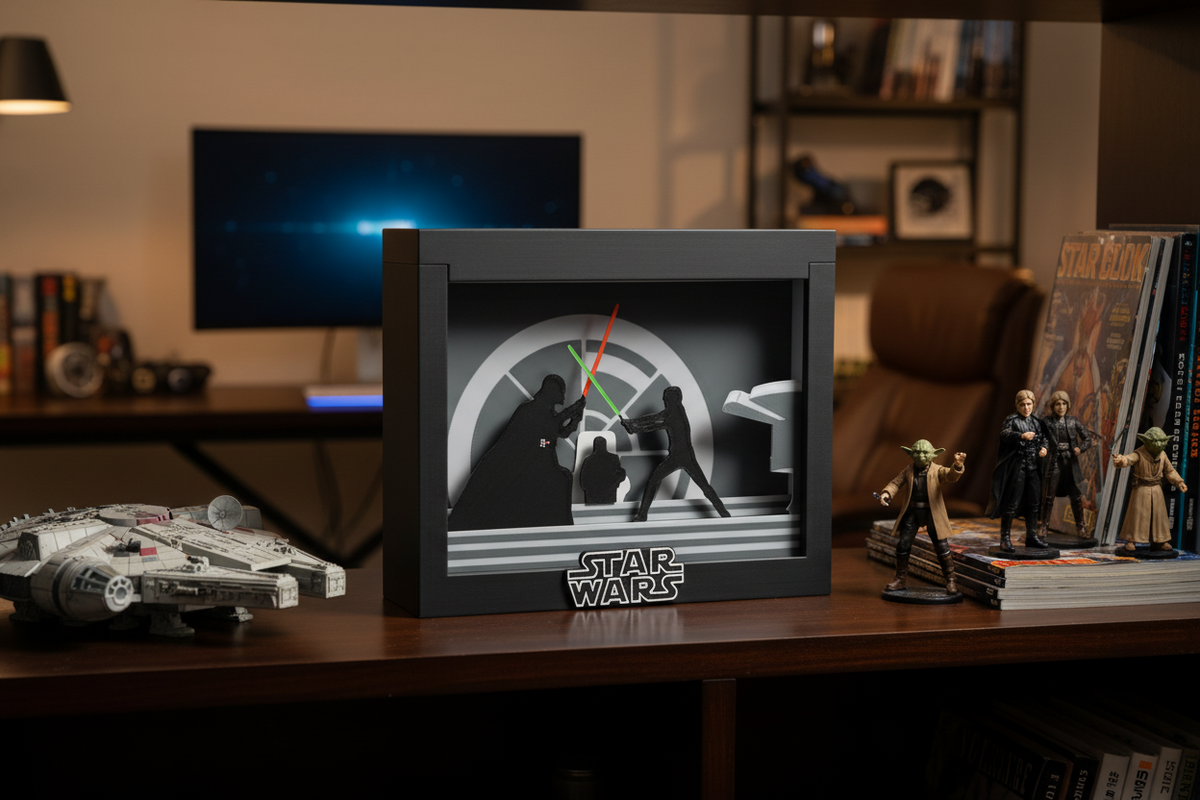 Star Wars - Duel on Death Star II Shadow Box