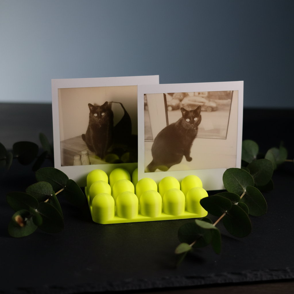 Double Bobble Photo Holder for Instant Prints