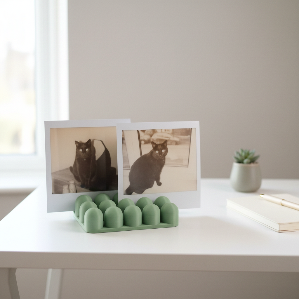 Double Bobble Photo Holder for Instant Prints