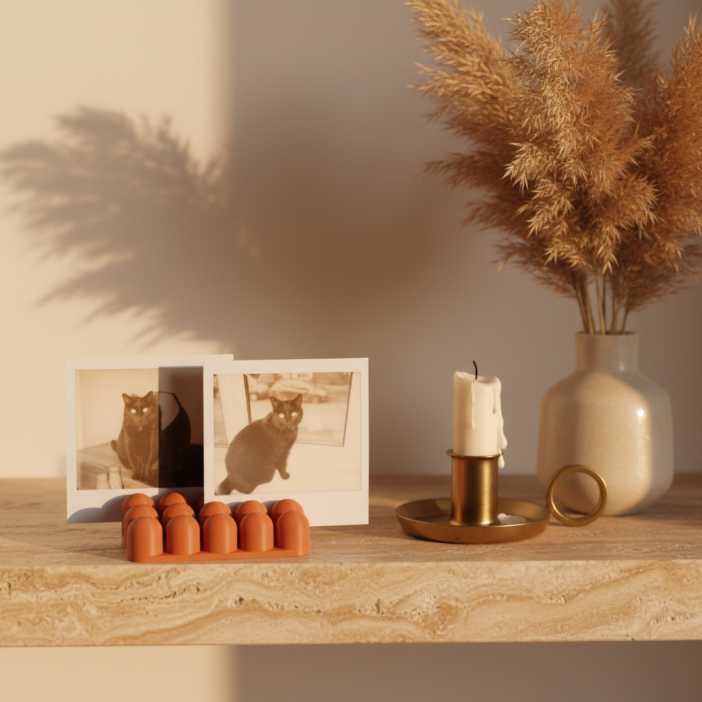 Double Bobble Photo Holder for Instant Prints
